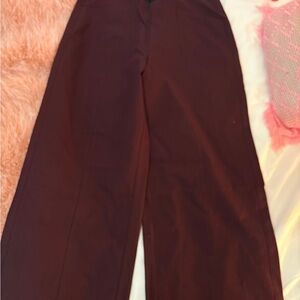 Old Navy Pixie Wide Leg Pants in plum wine